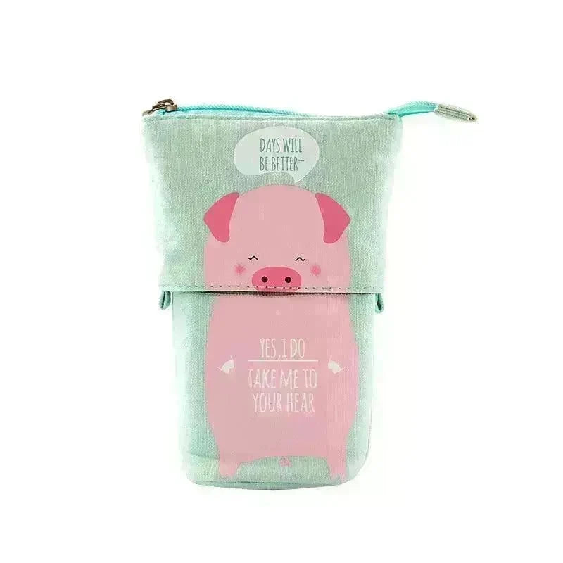 Creative student stationery canvas pencil bag - EX-STOCK CANADA
