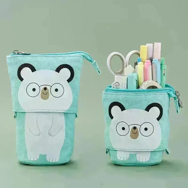 Creative student stationery canvas pencil bag - EX-STOCK CANADA
