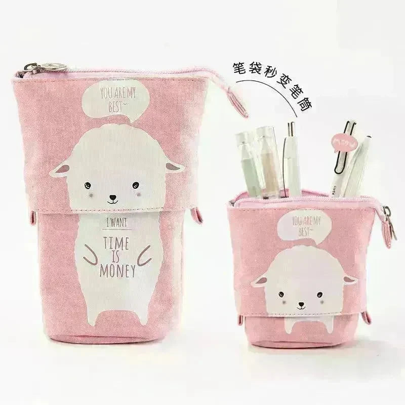 Creative student stationery canvas pencil bag - EX-STOCK CANADA