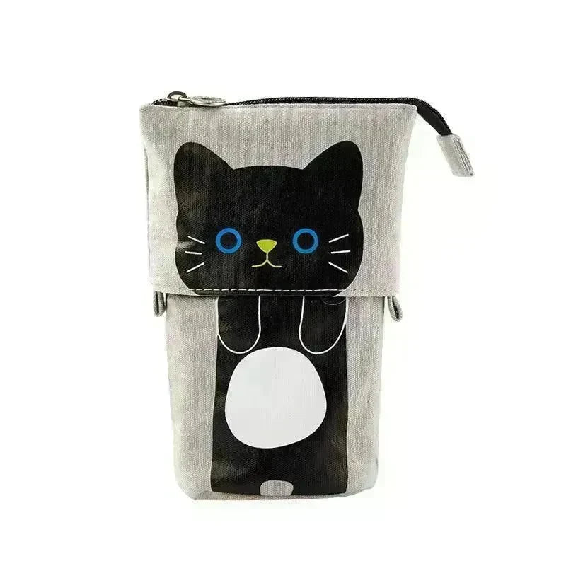 Creative student stationery canvas pencil bag - EX-STOCK CANADA