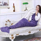 Creative Winter Woolen Mermaid Tail Sofa Blanket - EX-STOCK Canada