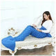 Creative Winter Woolen Mermaid Tail Sofa Blanket - EX-STOCK Canada