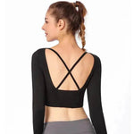 Cross back gym shirt - EX-STOCK Canada