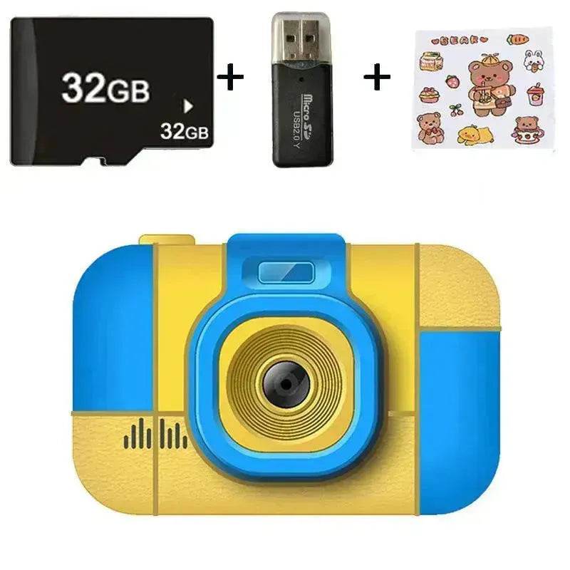 Cross-border L1 Children's Mini Digital Camera 24-inch Screen Front And Rear Dual Camera HD 2000W Pixel Camera Gift - EX-STOCK Canada