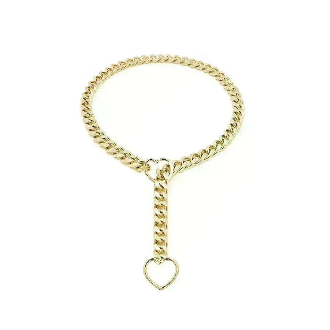 Cuban Adjustable Heart Shaped Necklace - EX-STOCK CANADA