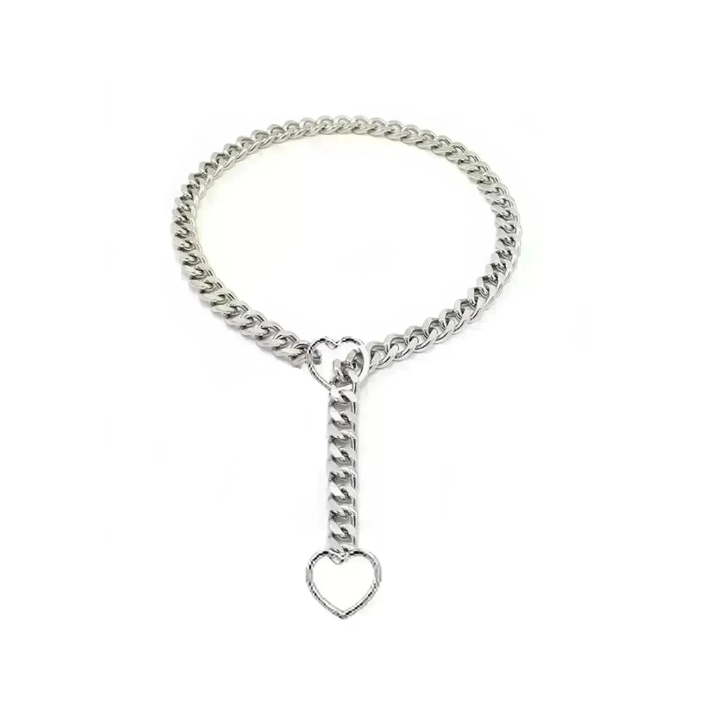 Cuban Adjustable Heart Shaped Necklace - EX-STOCK CANADA