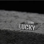 Customized Alphabet Couple Ring Customized Sterling Silver Couple Style - EX-STOCK Canada