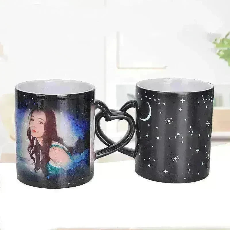 Customized Coffee Cup Creative Color Change Mug Ceramic Cup - EX-STOCK CANADA