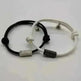 Customized Name Bracelet Eternal Love Magnet Staniless Steel Couples Bracelet - EX-STOCK CANADA