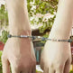 Customized Name Bracelet Pledge of Eternal Love Magnet Attracts Each Other Staniless Steel Couples Bracelet - EX-STOCK CANADA