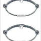 Customized Name Bracelet Pledge of Eternal Love Magnet Attracts Each Other Staniless Steel Couples Bracelet - EX-STOCK CANADA
