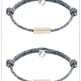 Customized Name Bracelet Pledge of Eternal Love Magnet Attracts Each Other Staniless Steel Couples Bracelet - EX-STOCK CANADA