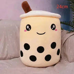 Cute Fruit Drink Plush Stuffed Soft Strawberry Milk Tea Plush Boba Tea Cup Toy Bubble Tea Pillow Cushion Kids Gift - EX-STOCK Canada