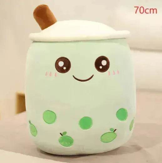 Cute Fruit Drink Plush Stuffed Soft Strawberry Milk Tea Plush Boba Tea Cup Toy Bubble Tea Pillow Cushion Kids Gift - EX-STOCK Canada