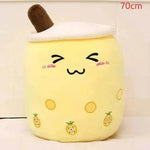 Cute Fruit Drink Plush Stuffed Soft Strawberry Milk Tea Plush Boba Tea Cup Toy Bubble Tea Pillow Cushion Kids Gift - EX-STOCK Canada