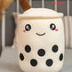 Cute Fruit Drink Plush Stuffed Soft Strawberry Milk Tea Plush Boba Tea Cup Toy Bubble Tea Pillow Cushion Kids Gift - EX-STOCK Canada