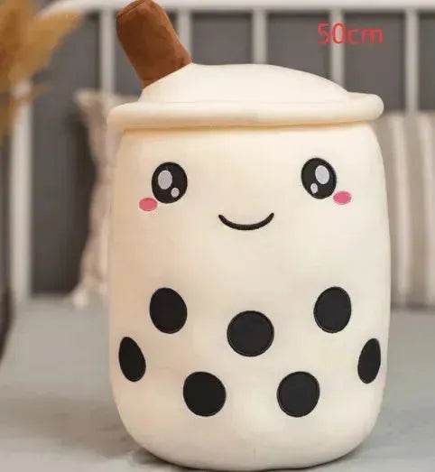 Cute Fruit Drink Plush Stuffed Soft Strawberry Milk Tea Plush Boba Tea Cup Toy Bubble Tea Pillow Cushion Kids Gift - EX-STOCK Canada