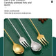 Cute Star and Moon 304 Stainless Steel Spoon and Fork Set for Coffee - EX-STOCK CANADA