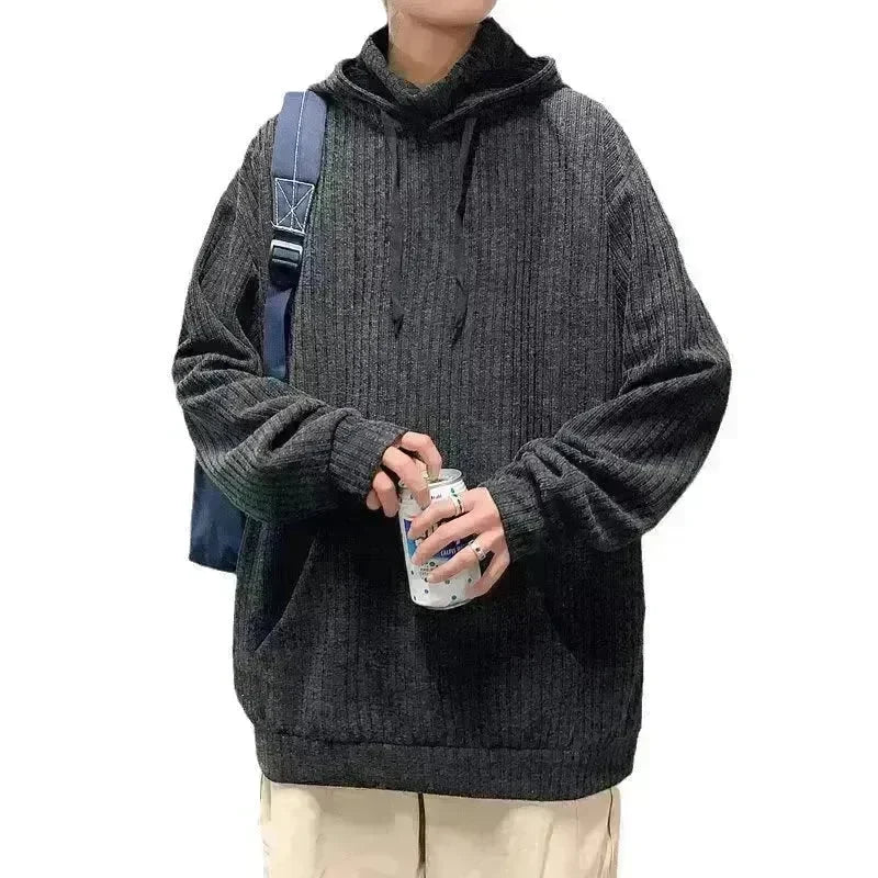 American Oversized Drawstring Turtleneck Hoodie Sweatshirt Men - EX-STOCK CANADA