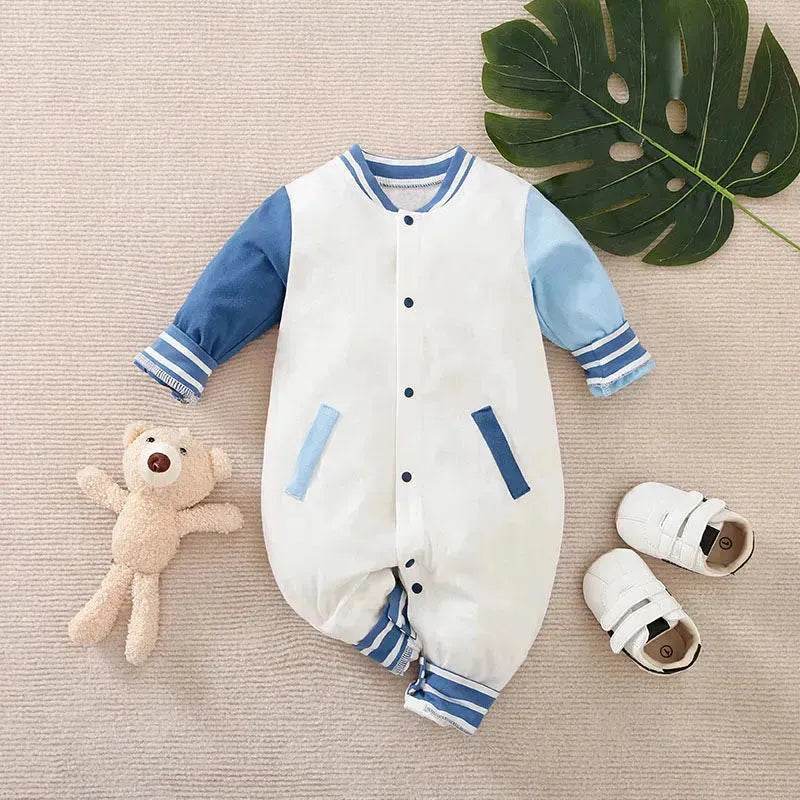 Baby One-piece Spring And Autumn Romper Baseball Uniform cloth - EX-STOCK Canada