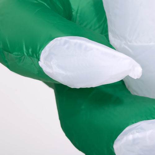 Outsunny 4ft Inflatable Halloween Decoration, Lighted Window Sticker Ghost In Hat, Blow Up Outdoor LED Yard Display, Waterproof - EX-STOCK Canada