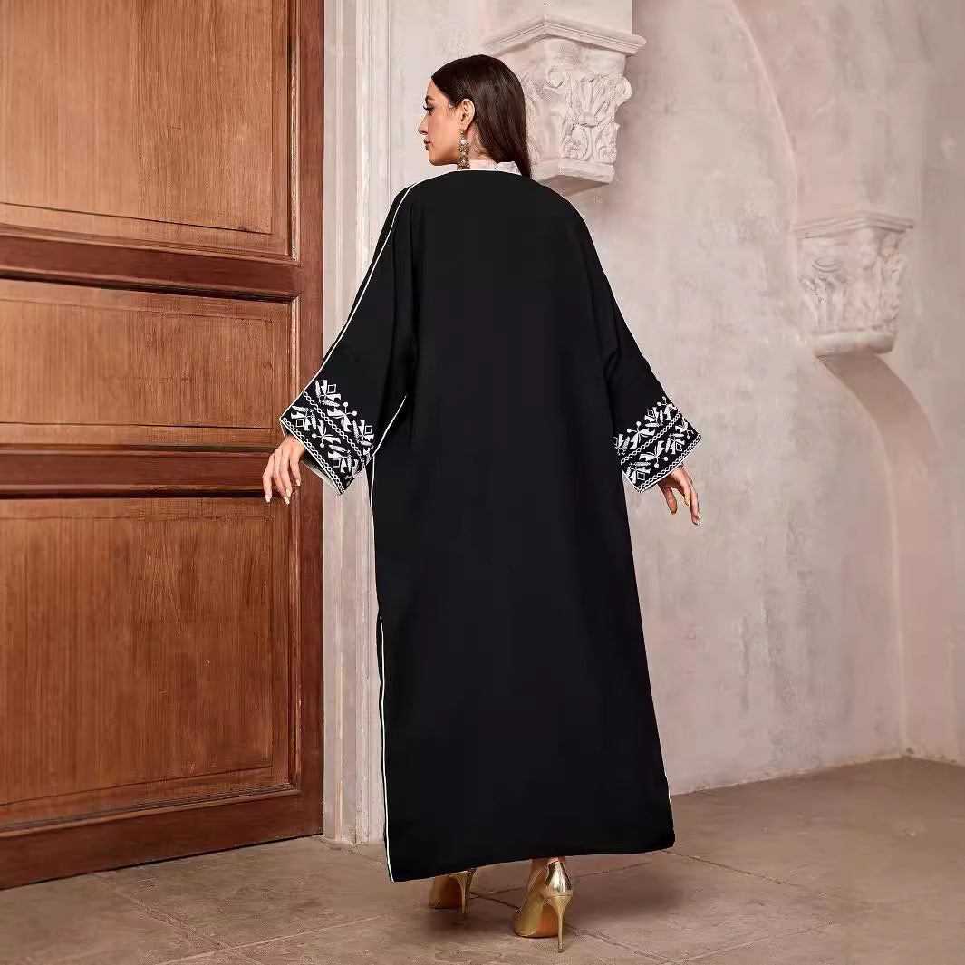 Embroidery Middle East Muslim Fashion Cardigan EX-STOCK Canada 