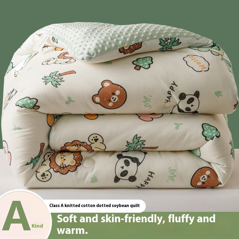 Beanie Velvet Quilt Soybean Fiber Duvet Insert Autumn And Winter EX-STOCK Canada 