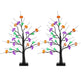 2Pack 1.97FT Lighted Halloween Trees Halloween Indoor Decorations Black Halloween Tree Lights With Timer Adjustable Twigs For Tabletop Party - EX-STOCK Canada