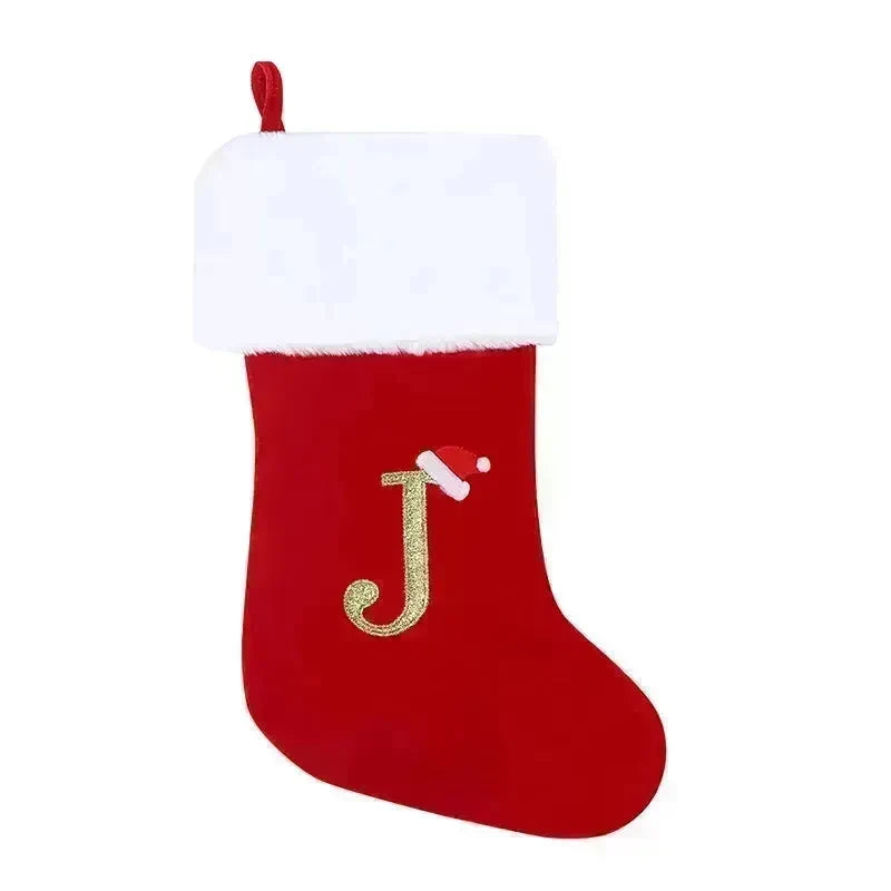 Christmas Letter Christmas Stockings Decorative Pendant - EX-STOCK CANADA