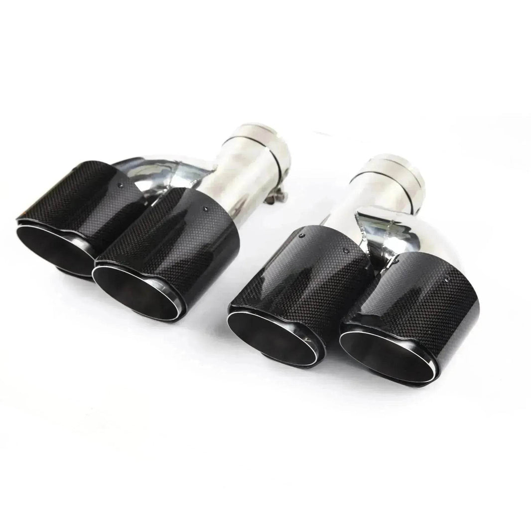 Four-outlet Double-tail Stainless Steel Exhaust Pipe - EX-STOCK Canada