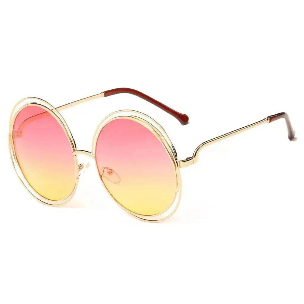 Large Frame Round Frame Unisex Sun Glasses True Film Ink Mirror Flat Light Mirror - EX-STOCK Canada