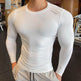 Muscle Fitted Elastic Long sleeve Running Workout Gym T-shirt for men - EX-STOCK Canada