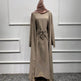 Arab3 piece set ArabDubai Abaya dress with Turban Embellished Abaya - EX-STOCK Canada