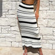 Women's Fashion Striped Texture Holiday Casual Dress Suit - EX-STOCK CANADA