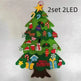 DIY Felt Christmas Tree New Year Toddler Kids Handmade Gift Toys Door Wall Hanging Ornaments Holiday Party Home Decor Set - EX-STOCK CANADA