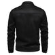 Fashion Lapel Zipper Jacket Autumn And Winter Solid Suede Coat Men's Clothing Outdoor - EX-STOCK CANADA