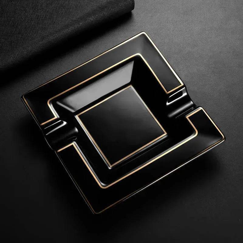 Luxury Ceramics Double slots Cigar Ashtray - EX-STOCK Canada