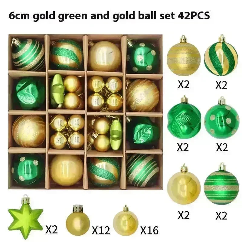 Christmas Decoration 6cm Electroplating Plastic Ball - EX-STOCK CANADA