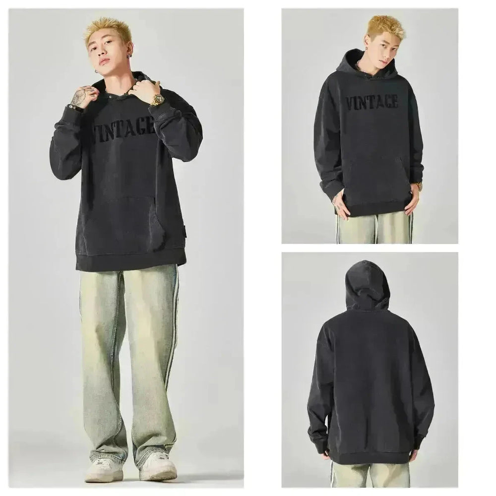 Men's Fashion Casual Hoodie Sweatshirt Pullover top men - EX-STOCK CANADA