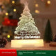 Christmas Decoration 3D Lamp Acrylic LED Night Lights New Year Valentines Day Christmas Kids Gift Christmas Ornaments - EX-STOCK CANADA
