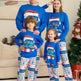Matching Family Pajamas Sets Christmas PJ's Letter Print Top And Plaid Pants Jammies Sleepwear - EX-STOCK CANADA