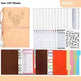 Notebook A6 Leather Loose-leaf Tally Book Note Pad  Memo Note Book - EX-STOCK CANADA