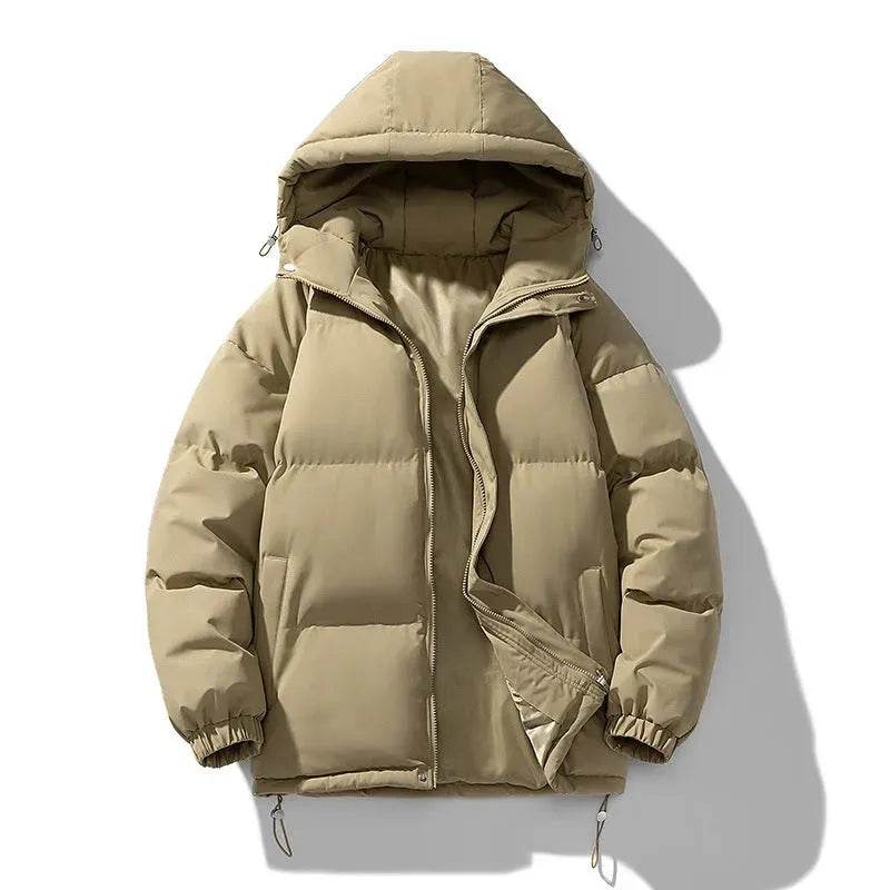 Men's Hoodie Padded Coat Thickened Cotton-padded Clothes Loose Casual Cotton-padded Jacket - EX-STOCK Canada