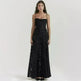 Fashion Suspender Lace Long Dress Summer Strapless Collar Elegant Evening Dresses For Women - EX-STOCK CANADA