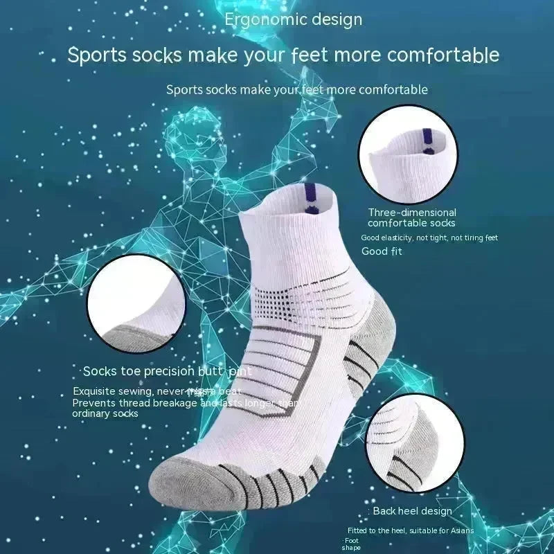 Unisex Thickened absorbing Breathable Knee-high Sports Socks - EX-STOCK CANADA
