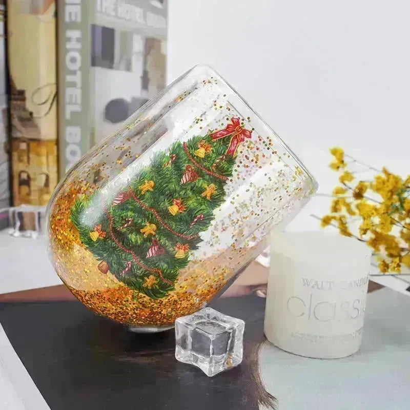 Christmas Tree Cups Heat Resistant Double Layer Household Cartoon Tumbler  Gift Idea - EX-STOCK CANADA
