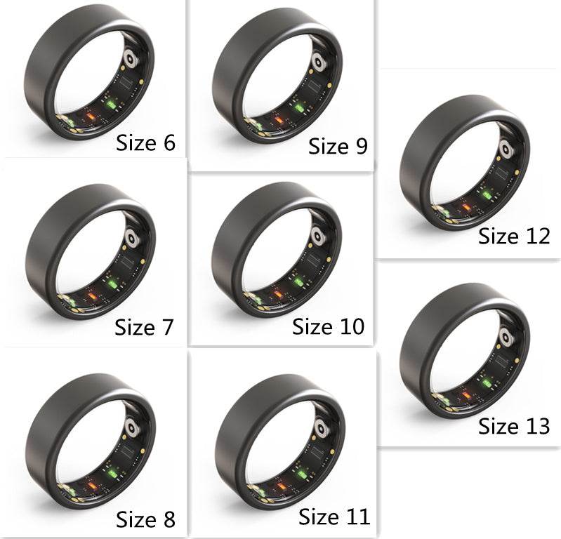 Smart Heart Rate Blood Oxygen Sleep Analysis Detection Ring Waterproof Multifunctional Ring EX-STOCK Canada 