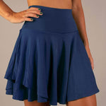 High Waist Belly Contracting Running Short Skirt Anti-exposure Yoga Skirt - EX-STOCK Canada