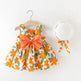 Casual Newborn Baby girl Printed Bow Princess Dress - EX-STOCK Canada