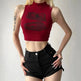 Summer New Women's Clothing Street Letters Printed Cropped Tank Top Women - EX-STOCK CANADA